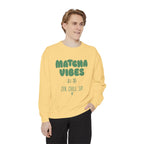 Matcha Vibes — Matcha Vibes Zen Chill Sip Crewneck Sweatshirt
