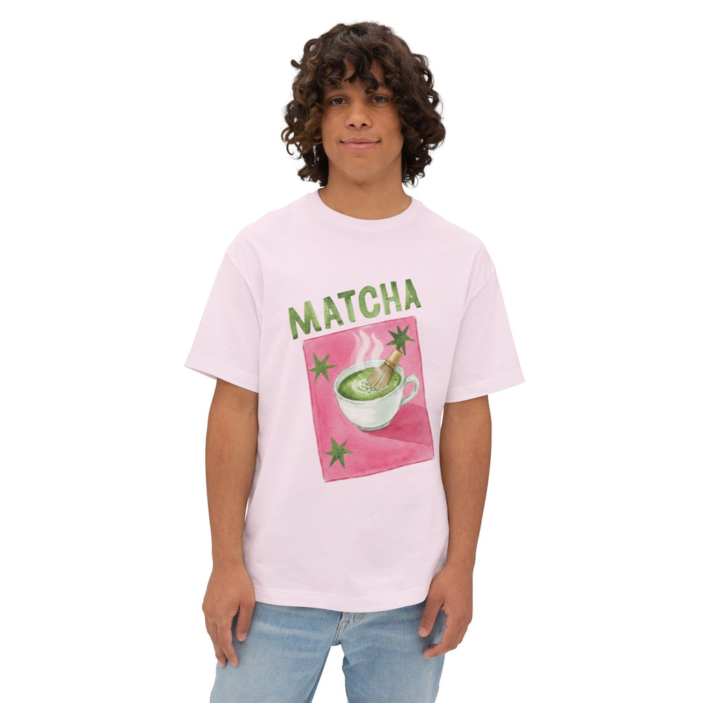 Matcha Graphic Tee - Vintage Tea Cup Design