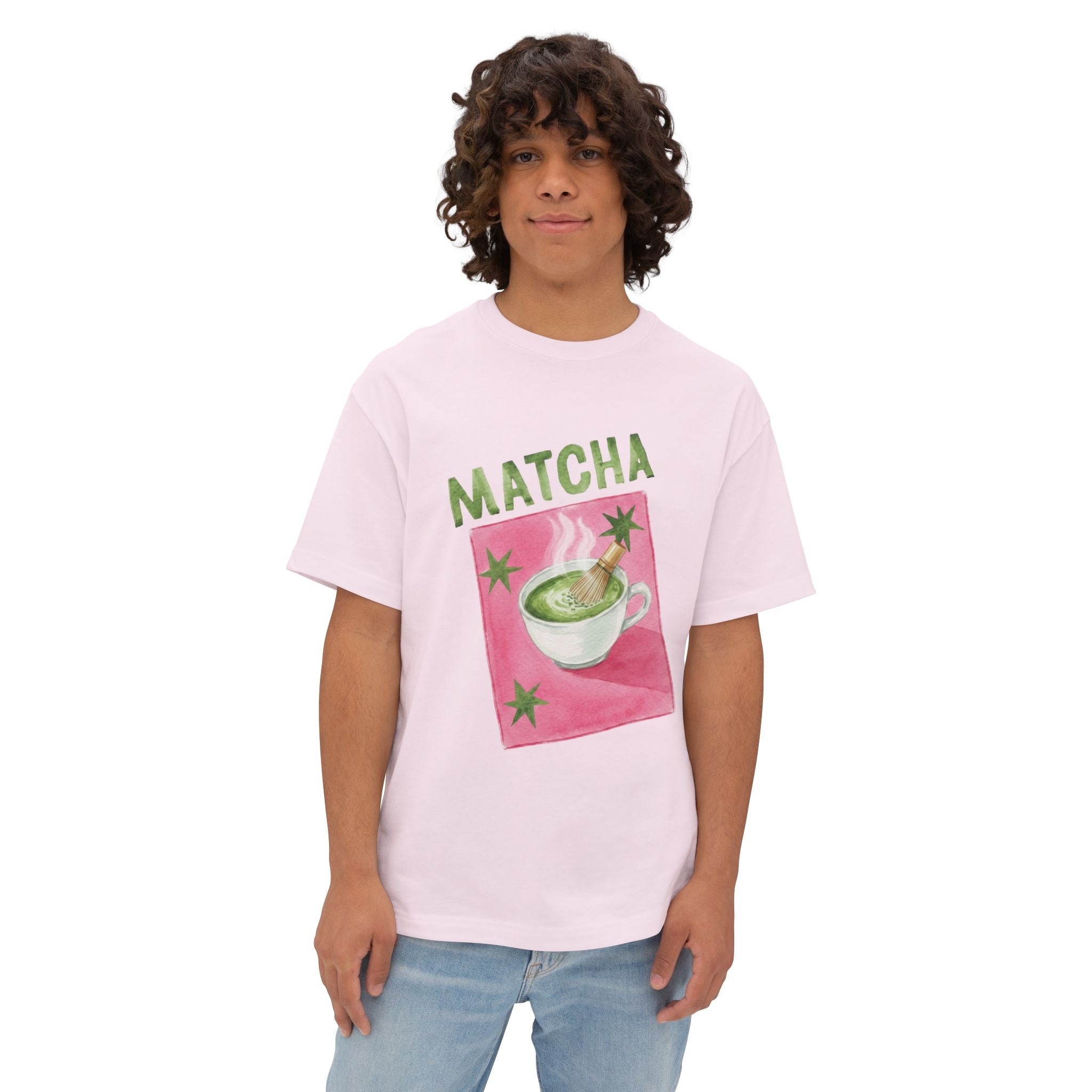 Matcha Graphic Tee - Vintage Tea Cup Design