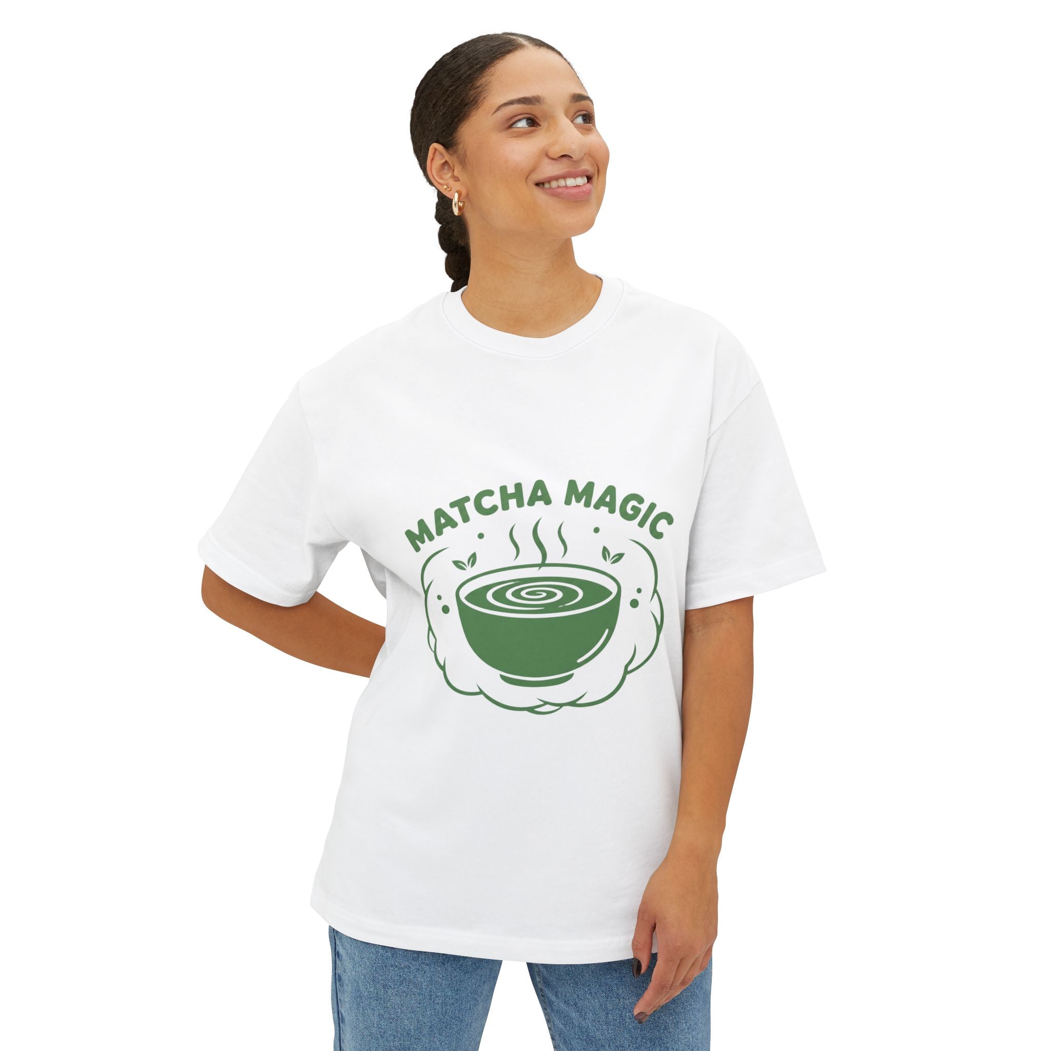 Matcha Magic Tee — Cute Matcha Latte Graphic T-Shirt