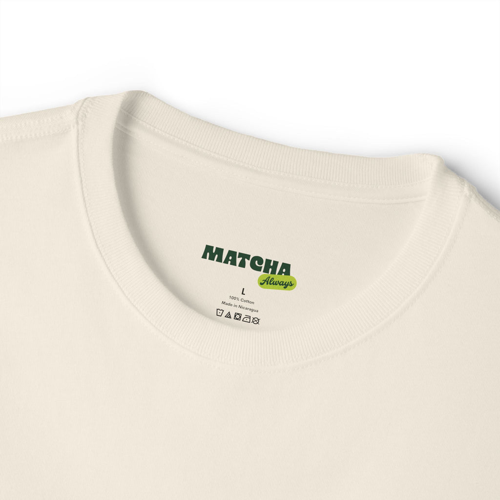 Matcha Daily Ritual Tee - Oversized Boxy T‑Shirt