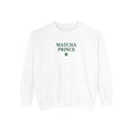 Matcha Prince — Minimalist Tea Lover Graphic Crewneck Sweatshirt